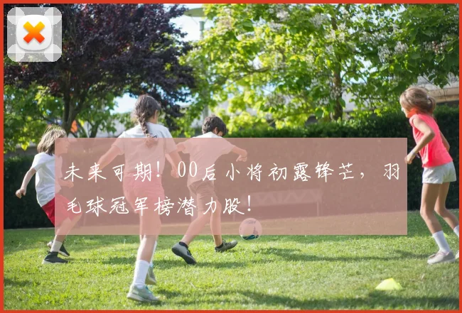 未来可期!00后小将初露锋芒,羽毛球冠军榜潜力股!